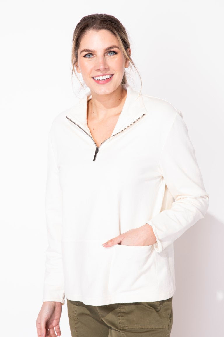 Escape French Terry 1/4 Zip Top- Multiple Colors!