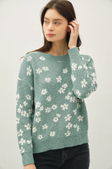 In Bloom Floral Sweater- 2 Colors