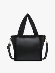 Sherpa Trim Satchel