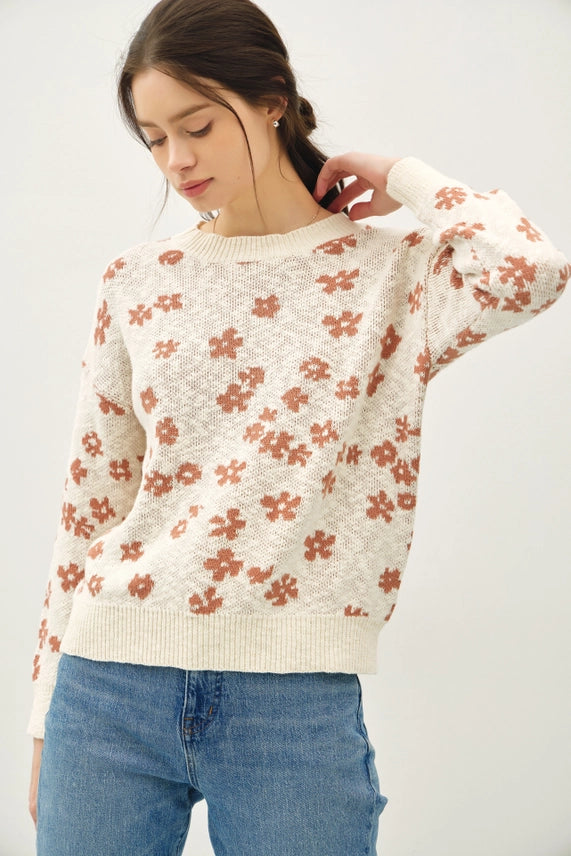 In Bloom Floral Sweater- 2 Colors