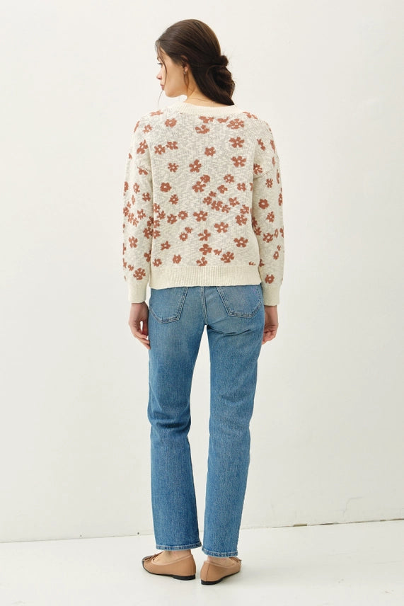 In Bloom Floral Sweater- 2 Colors