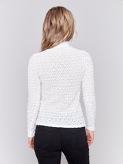 Charlie B. Lace Mock Neck- Multiple Colors!