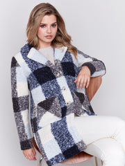 Charlie B. Plaid Boucle Coat- Multiple Colors!