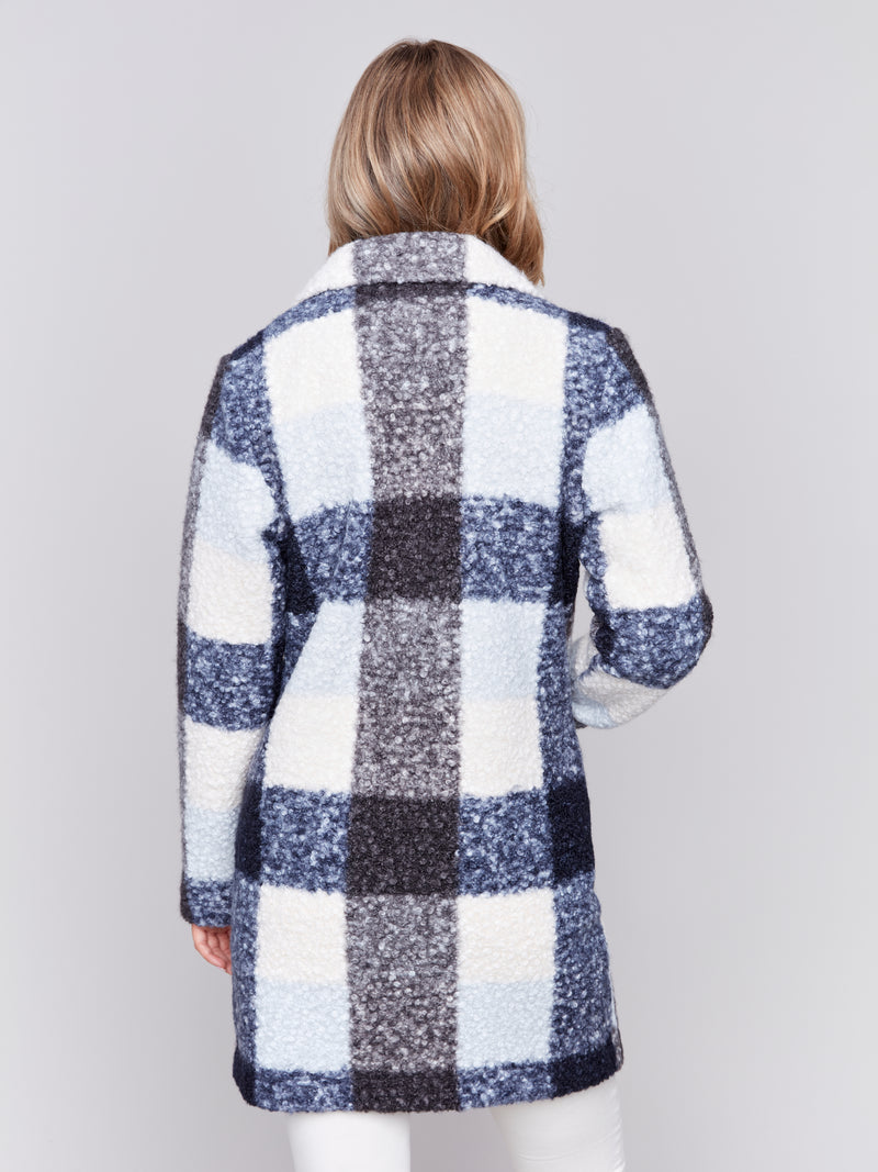 Charlie B. Plaid Boucle Coat- Multiple Colors!