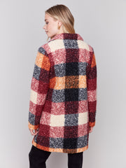 Charlie B. Plaid Boucle Coat- Multiple Colors!