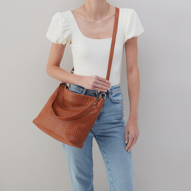 HOBO Pier Shoulder Bag/Crossbody- Wheat