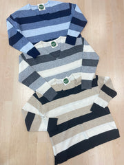 Bold Stripe V-Neck Sweater- 3 Colors!