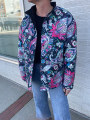 Ethyl Reversible Paisley Quilted Jacket