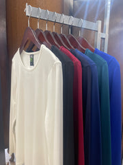 PURE Essence Long Sleeve Bamboo Tee- 7 Colors