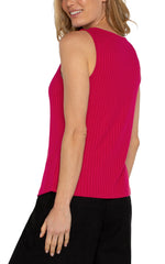 Liverpool Ribbed Knit Tank- Multiple Colors