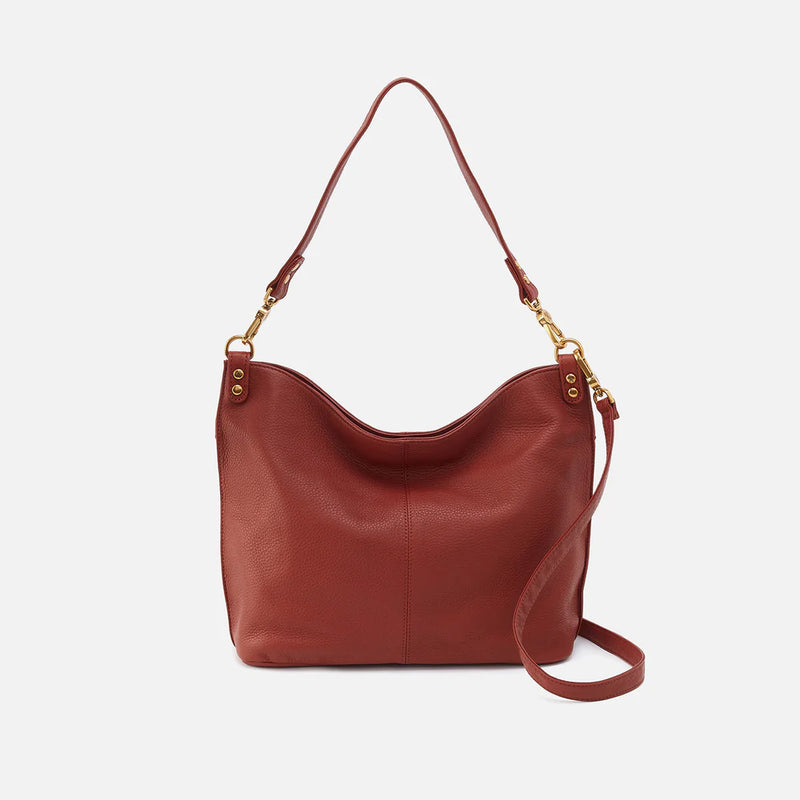 HOBO Pier Shoulder Bag/Crossbody- Rust