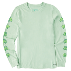 Life is Good Clover Sleeve Tee