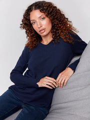 Charlie B. Basic V-Neck Sweater- 2 Colors!