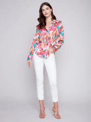 Charlie B. Flora Print Blouse