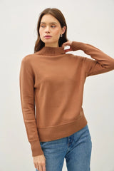 Classic Mock Neck Sweater- 3 Colors