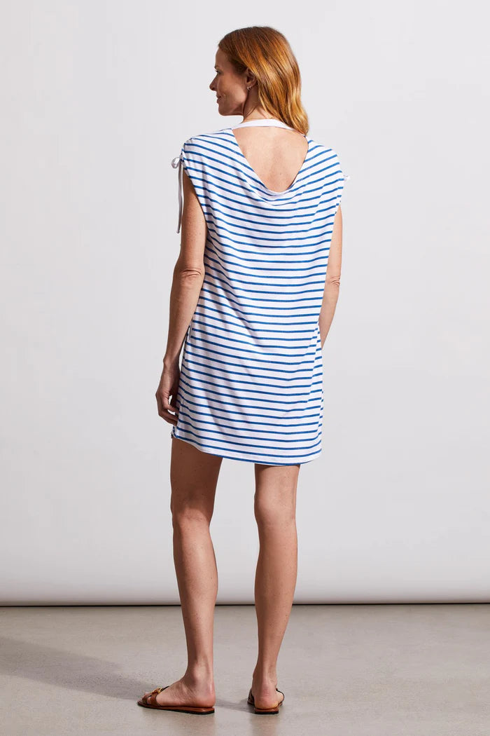 Tribal Striped French Terry Dress