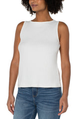 Liverpool Ribbed Knit Tank- Multiple Colors