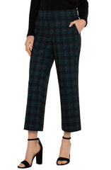 Liverpool Mable Tartan Plaid Ankle Pant