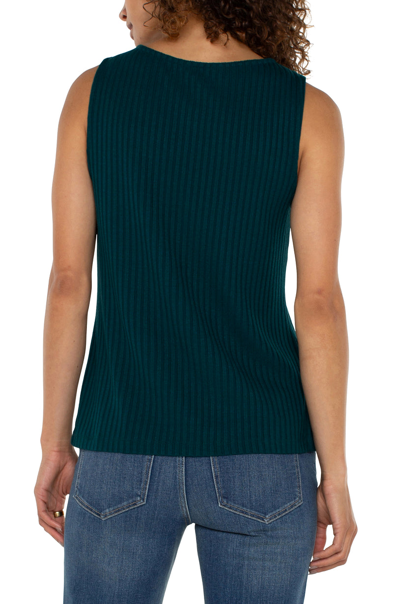 Liverpool Ribbed Knit Tank- Multiple Colors